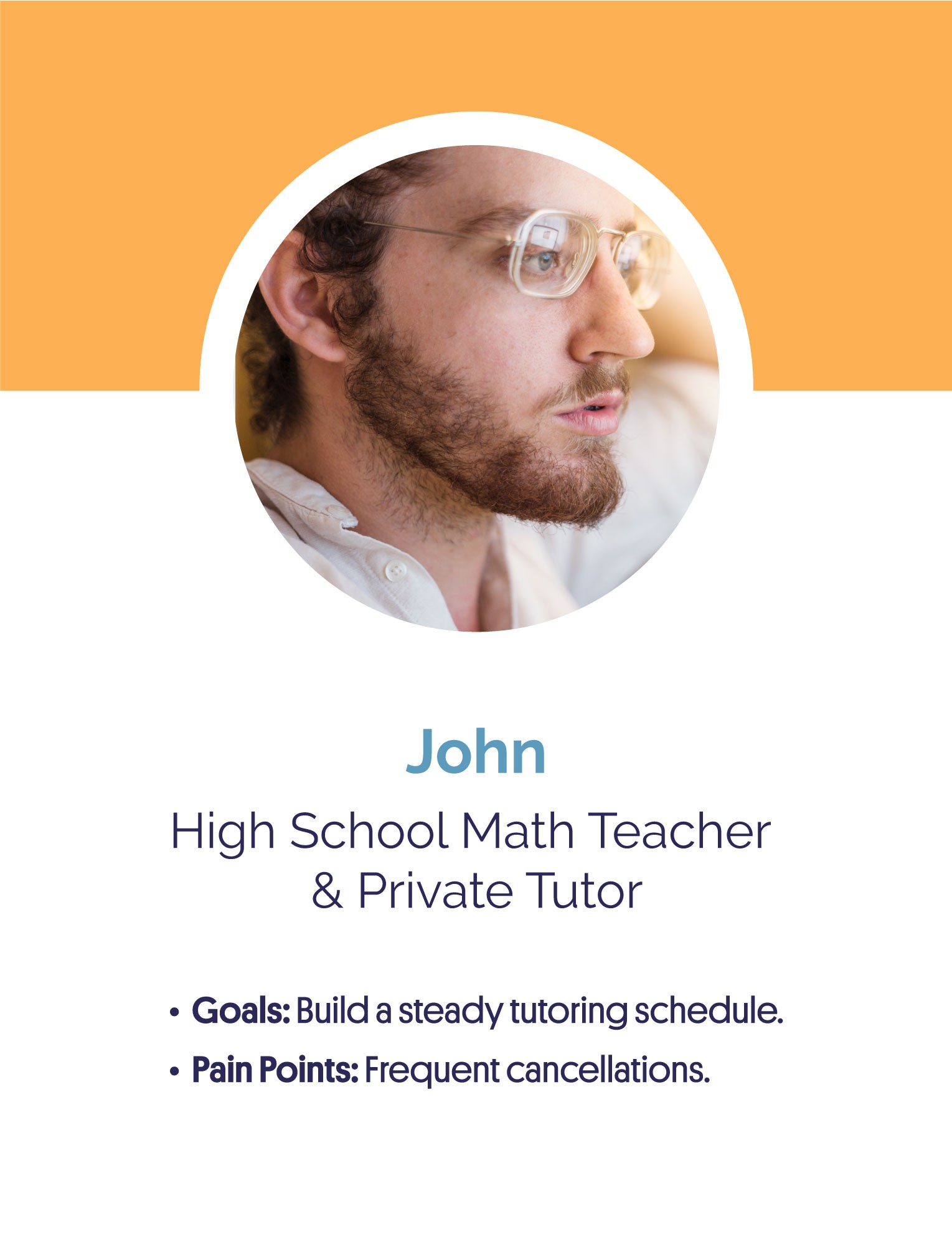 John / Tutor persona