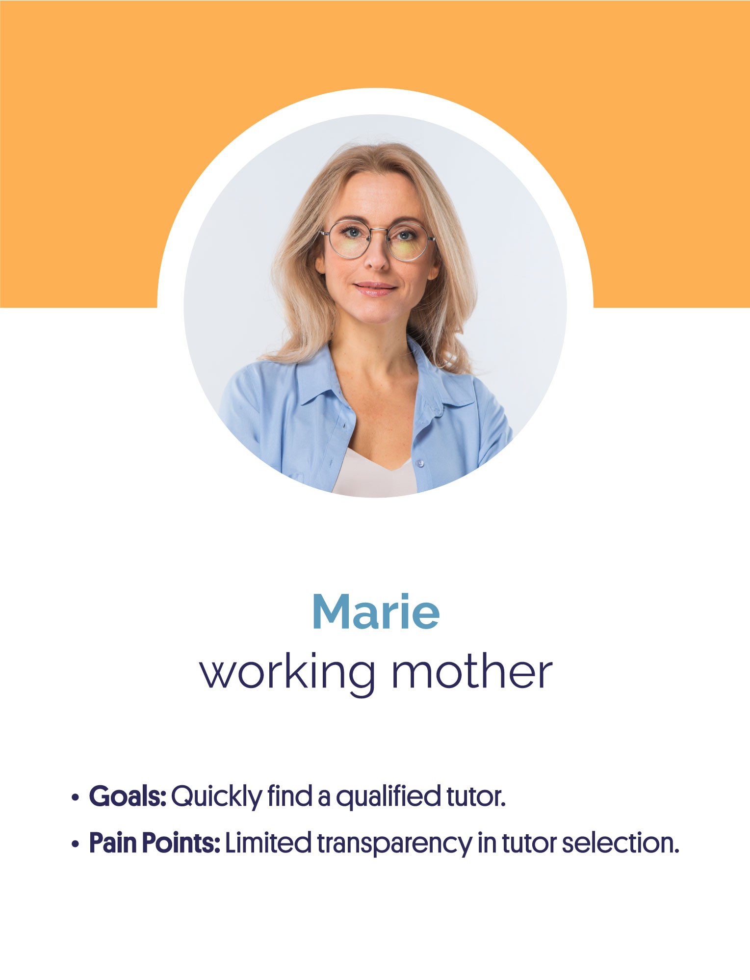 Marie / Parent persona