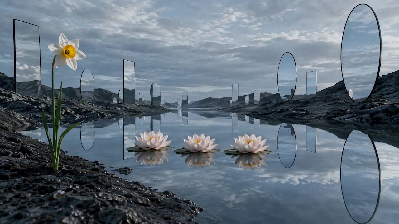 Mirrors, water and a surreal horizon from Beyond the Dunes